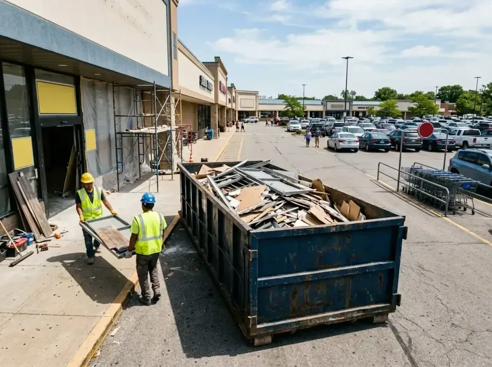 retail-store-renovation-debris-003 — frequently asked questions, Roll-off Dumpster Rentals in Town 'n' Country, FL